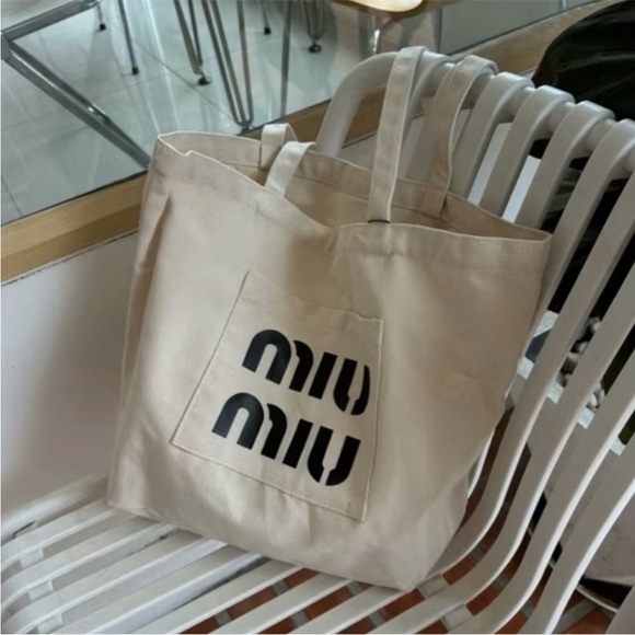 Miu Miu Handbags - NWT Miu Miu canvas perfume tote
